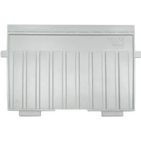 HAN Stützplatte, DIN A6 quer, für Karteitröge, 5 Stück, grau