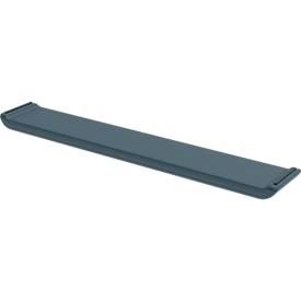 Handgelenkauflage Leitz Ergo, für gesamte Länge von Tastaturen, B 71 x T 437 x H 22 mm, samtgrau