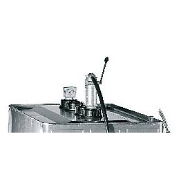 Handpumpe CEMO, 0,25 l/Hub, Auslaufkrümmer, 1,5 m Schlauch