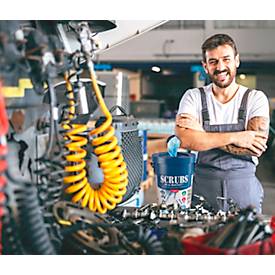 Handreinigungstücher SCRUBS® IN-A-BUCKET®, mit Orangenduft, blau, Nachfüll-Spendereimer mit 72 Stück Inhalt