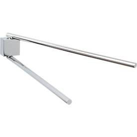 Handtuchhalter tesa® ekkro, 2-armig, verchromt, Befestigung ohne Bohren, inkl. Klebelösung