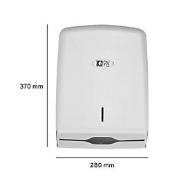 Handtuchspender mit Sichtfenster