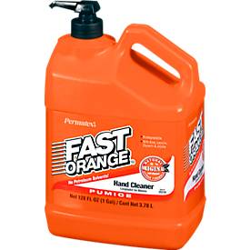 Handwaschpaste FAST ORANGE®, mit Zitrusduft & Aloe-Vera, hautpflegend, biologisch abbaubar, 3,8 l in Pumpflasche