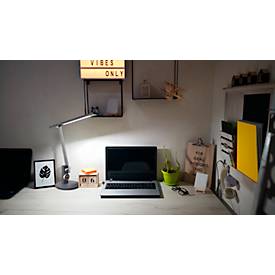 Hansa-by-styro Beam LED-Tischlampe, stufenlos dimmbar, Memory-Funktion, Drehknopfsteuerung, dunkelgrau