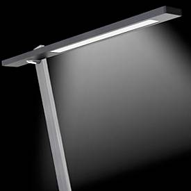 Hansa-by-styro Beam LED-Tischlampe, stufenlos dimmbar, Memory-Funktion, Drehknopfsteuerung, dunkelgrau