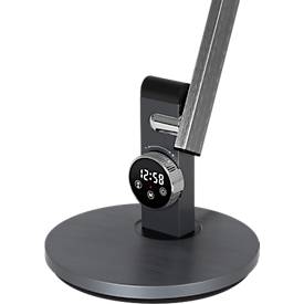 Hansa-by-styro Beam LED-Tischlampe, stufenlos dimmbar, Memory-Funktion, Drehknopfsteuerung, dunkelgrau