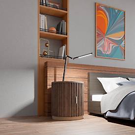 Hansa-by-styro LED-Arbeitsplatzleuchte, dimmbar, 3.000–6.300 K, Touch-Steuerung, schwarz