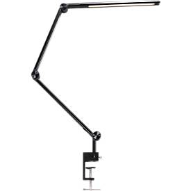 Hansa-by-styro LED-Klemmleuchte Ray Flex, Leistung 12 W, 600 lm, 3000-5500 K, dimmbar, Memory-Funktion, Auto-Abschaltung, inkl. Fernbedienung, schwarz