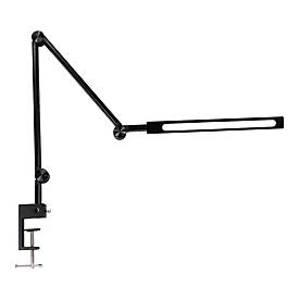 Hansa-by-styro LED-Klemmleuchte Ray Flex, Leistung 12 W, 600 lm, 3000-5500 K, dimmbar, Memory-Funktion, Auto-Abschaltung, inkl. Fernbedienung, schwarz