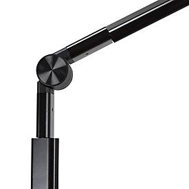 Hansa-by-styro LED-Klemmleuchte Ray Flex, Leistung 12 W, 600 lm, 3000-5500 K, dimmbar, Memory-Funktion, Auto-Abschaltung, inkl. Fernbedienung, schwarz