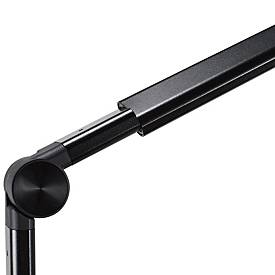Hansa-by-styro LED-Klemmleuchte Ray Flex, Leistung 12 W, 600 lm, 3000-5500 K, dimmbar, Memory-Funktion, Auto-Abschaltung, inkl. Fernbedienung, schwarz