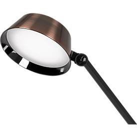 Hansa-by-styro LED-Tischlampe, 3.000–6.300 K, Touch-Steuerung, drehbarer Leuchtenkopf, kupfer