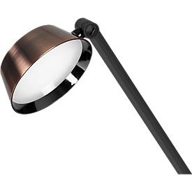 Hansa-by-styro LED-Tischlampe, 3.000–6.300 K, Touch-Steuerung, drehbarer Leuchtenkopf, kupfer