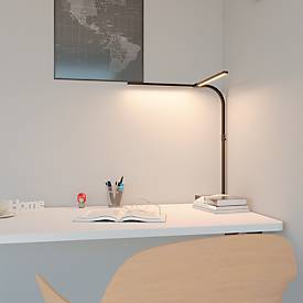 Hansa-by-styro LED-Tischlampe Novano, flexible Lichtausrichtung, Memory-Funktion, schwarz