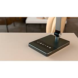 Hansa-by-styro Nimbus LED-Tischlampe, stufenlos dimmbar, mit Touch-Bedienung, schwarz