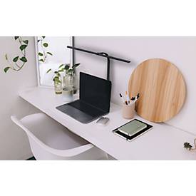 Hansa-by-styro Novano LED-Tischlampe, flexible Lichtausrichtung, Memory-Funktion, schwarz