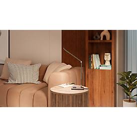 Hansa-by-styro Tide LED-Tischlampe, Farbtemperatur einstellbar, Memory-Funktion, metallicgrau