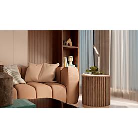 Hansa-by-styro Tide LED-Tischlampe, Farbtemperatur einstellbar, Memory-Funktion, metallicgrau