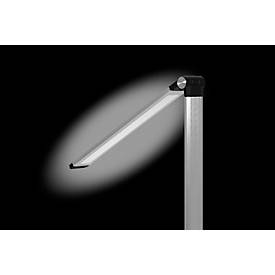 Hansa LED Tischleuchte Breeze, dimmbar, 3 Farbtemperaturen, bis 5800 K, 8,5 W, gebürstet, silber
