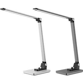 Hansa LED Tischleuchte Breeze, dimmbar, 3 Farbtemperaturen, bis 5800 K, 8,5 W, grau/metallic
