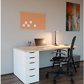 Hansa LED Tischleuchte Breeze, dimmbar, 3 Farbtemperaturen, bis 5800 K, 8,5 W, grau/metallic