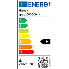 Hansa LED-Tischleuchte SPACE, 200 Lumen, silber
