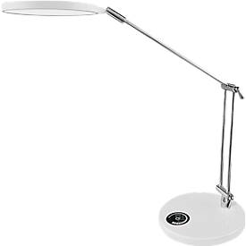 Hansa LED Tischleuchte Spark, 4000 K, 12 W, dimmbar, Memoryfunktion, 600 lm, weiß