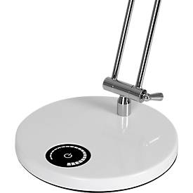 Hansa LED Tischleuchte Spark, 4000 K, 12 W, dimmbar, Memoryfunktion, 600 lm, weiß