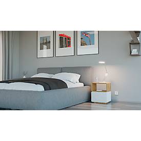 Hansa LED Tischleuchte Spark, 4000 K, 12 W, dimmbar, Memoryfunktion, 600 lm, weiß