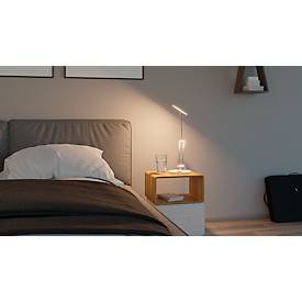 Hansa LED Tischleuchte Spark, 4000 K, 12 W, dimmbar, Memoryfunktion, 600 lm, weiß