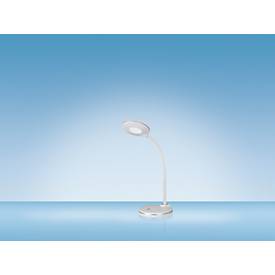 Hansa LED Tischleuchte Splash, 4000 K, Touch-Dimmer 3-fach, 300 Lumen, 300 Lumen, weiß