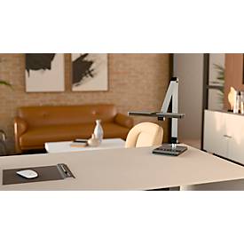 Hansa Nimbus LED-Tischlampe, stufenlos dimmbar, mit Touch-Bedienung, silber