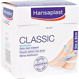 Hansaplast Classic-Pflaster, 5 m x 8 cm