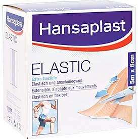 Hansaplast Elastic-Pflaster, 5 m x 6 cm