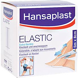 Hansaplast Elastic-Pflaster, 5 m x 8 cm