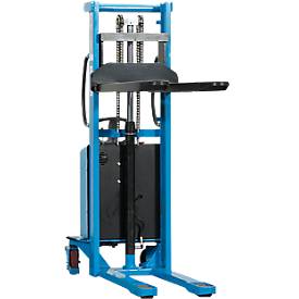 ® Elektrischer Breitspur-Hochhubwagen E-SDJ1516BS, Hubbereich 80 - 1600 mm