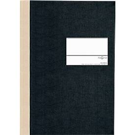 Hartdeckel-Broschüren/ Geschäftsbuch, DIN A5, kariert, schwarz