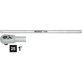 HAZET Umschaltknarre 1116/2, 1 Zoll, 32 Zähne, CV-Stahl, verchromt, Rückschwenkwinkel 11,25°, DIN 3122 / ISO 3315