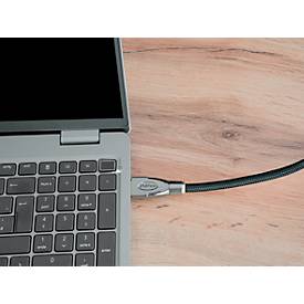 HDMI 2.1 Kabel Good Connections PYTHON® Serie, Ultra-High-Speed, bis 8K/UHD-2, Vollmetallstecker & Nylongeflecht, Länge 1,5 m, schwarz