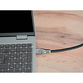 HDMI 2.1 Kabel Good Connections PYTHON® Serie, Ultra-High-Speed, bis 8K/UHD-2, Vollmetallstecker & Nylongeflecht, Länge 1 m, schwarz