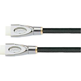 HDMI 2.1 Kabel Good Connections PYTHON® Serie, Ultra-High-Speed, bis 8K/UHD-2, Vollmetallstecker & Nylongeflecht, Länge 2 m, schwarz