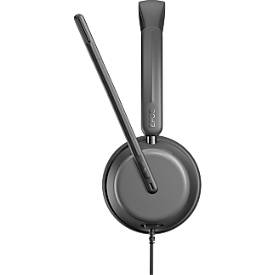 Headset EPOS IMPACT 860 ANC, binaural, kabelgebunden, USB-C auf USB-A, UC-optimiert, 4 Mikrofone + hybrides adaptives ANC, Transporttasche, schwarz