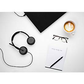 Headset EPOS IMPACT 860 ANC, binaural, kabelgebunden, USB-C auf USB-A, UC-optimiert, 4 Mikrofone + hybrides adaptives ANC, Transporttasche, schwarz