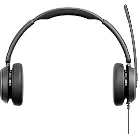 Headset EPOS IMPACT 860T ANC, binaural, kabelgebunden, USB-C auf USB-A, UC-optimiert, zertifiziert für Microsoft Teams, 4 Mikrofone + hybrides adaptives ANC, Transporttasche, schwarz