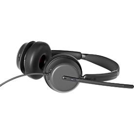 Headset EPOS IMPACT 860T ANC, binaural, kabelgebunden, USB-C auf USB-A, UC-optimiert, zertifiziert für Microsoft Teams, 4 Mikrofone + hybrides adaptives ANC, Transporttasche, schwarz