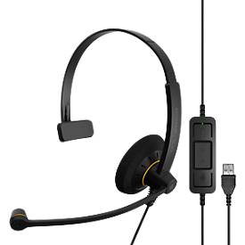 Headset EPOS|Sennheiser IMPACT SC 30 USB ML, kabelgebunden, monaural, USB, Skype-zertifiziert, UC-optimiert, ActiveGard®