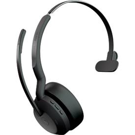 Headset Jabra Evolve2 55 link380c Mono, Reichweite bis 30 m, bis 10 h, MS-Teams optimiert, schwarz