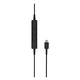 Headset Sennheiser SC 130 USB-C, monaural, biegsamer Arm, In-Line Call Control