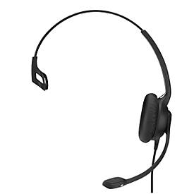 Headset Sennheiser SC 230, kabelgebunden/monaural, mit Telefonadapter CEHS-AL01, Kopfbügel verstellb.
