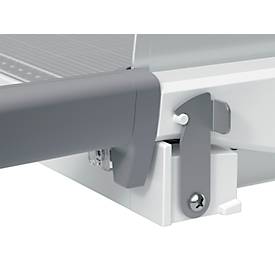 Hebelschneider Leitz Precision Home Office A3, bis A3, bis 10 Blatt, beleuchtete Schneidkante, Ableselineal, Klingenschutz, Edelstahl